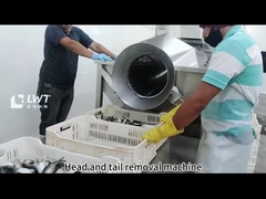 Ligne de production de conserves de poisson équipement de transformation des conserves de croquer jaune