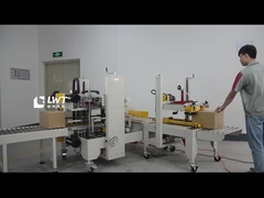 Machine automatique d'étanchéité de carton à un mot assortie à une machine automatique d'étanchéité de carton à quatre angles