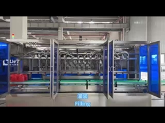 2600BPH lignes de production de remplissage de détergent machine de remplissage liquide