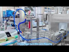 Ligne de production de remplissage de sauce XO à grande vitesse - 50 à 90 canettes/min