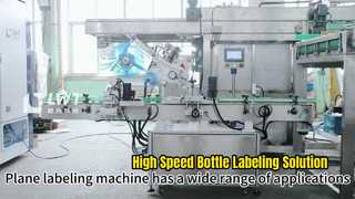 Machine d'étiquetage supérieure et inférieure