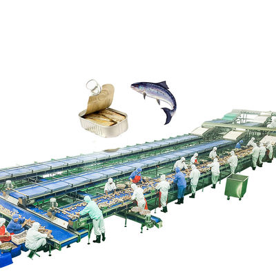 Machine à conserver le thon saumon ligne de traitement du poisson conservé personnalisable