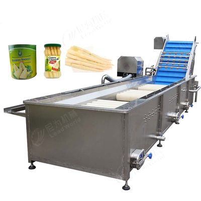 Ligne de traitement de lavage de coupe d'asperges / machine de production de brocoli / machine de traitement d'asperges