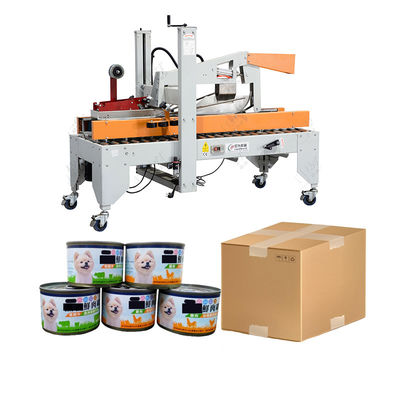 LWT Ligne d'emballage personnalisée de nourriture pour chiens en conserve Machines Machine de scotch-tapeuse Machine de scellement de boîtier Machine automatique de scellement de carton
