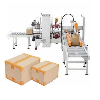 LWT ligne d'emballage automatique côté haut et bas boîte de carton boîte de coffrage Taper machine d'étanchéité pour petite boîte