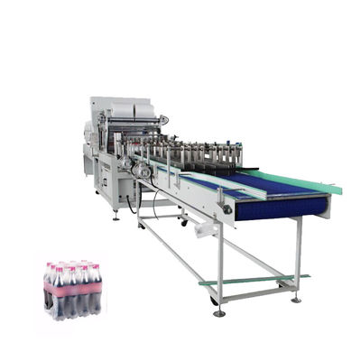 Machine d'emballage automatique à étirement à rétrécissement à eau embouteillée pour boissons à grande vitesse Type linéaire