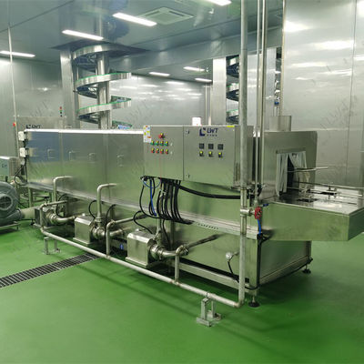 Machine à laver les caisses de poulet en plastique pour volailles, palettes, cages, lattes, CE