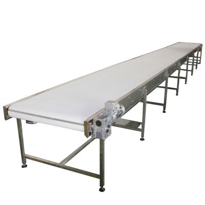 Système de bande de convoyeur en PVC blanc pour l'industrie alimentaire