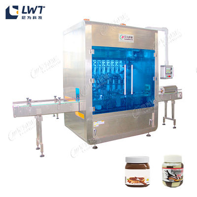 Machine de remplissage quantitatif de chocolat en bouteille entièrement automatique 4 têtes