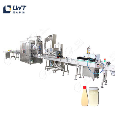 Équipement de remplissage de la ligne de production entièrement automatique de vinaigrette pour salade