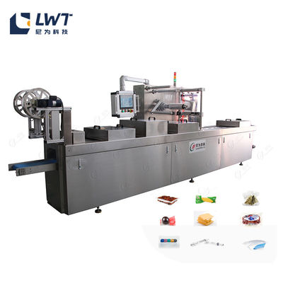 Produits alimentaires Sucre thermoformant sous vide scellant industriel film étirable sous vide machine d'emballage