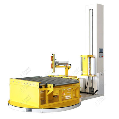 Machine d'emballage à étirement de palettes entièrement automatique 380V
