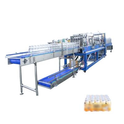 Machine automatique d'emballage à haute vitesse linéaire de type PE à film rétrécissant à étirement pour boisson d'eau en bouteille