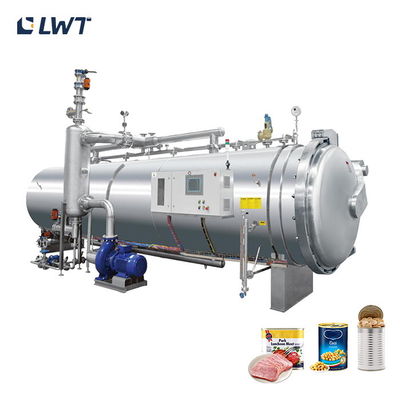 Équipement de stérilisation de viande en conserve Autoclave dans la machine de stérilisation