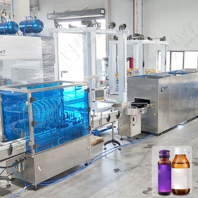 SUS304 6000BPH 30 ml ligne de production de remplissage de sirop