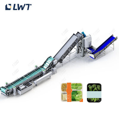 2.5T/H Ligne de transformation de légumes fraîchement coupés