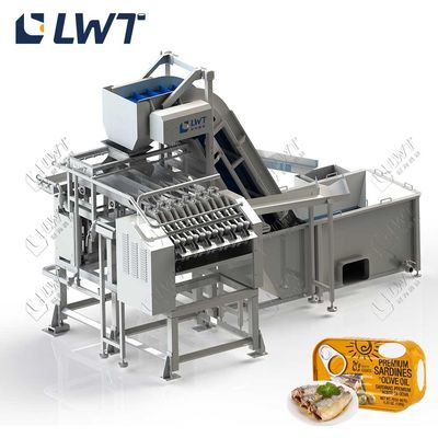 Machine de découpage de la tête et de la queue pour la ligne de production de poissons en conserve