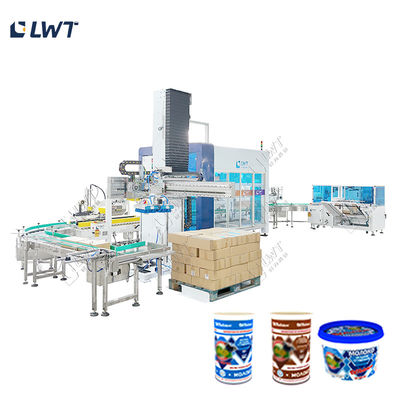 Ligne de production automatique de lait en conserve et condensé de 1400 BPH