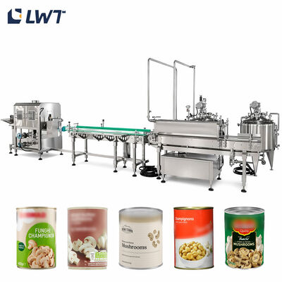 Ligne de production de conserves de champignons (ligne de traitement complet)